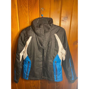 Polar Edge Gold Series Womens Ski Jacket Size Small(Black/White/Blue)